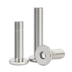 M5 Ultra Thin Wafer Flat Head Low profile Screws Bolt Allen Key Stainless Steel