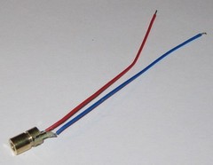 Red Laser Module – 5 V DC – 650 nm – 5 mW – Very Bright Laser Dot – 3 to 5 VDC