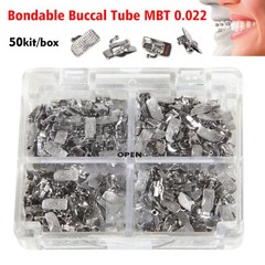 Dental Bondable Non-Convertible Single MBT 022 Buccal Tube FDA CE