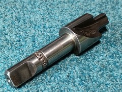 Eclipse 7/16-20 SAE J1926-1 # -4 Hydraulic Port Tool 3.5″ OAL 1/2″ SHK 408-1304