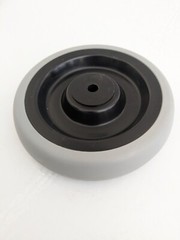 Set of 4 wheels | 5″ Diameter wheels for Shopping Cart | Nuts and Bolts included