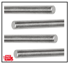1/4-20 x 12 Fully Threaded Rod, 4PCS 1/4″-20 12 in All Threaded Rods, 304 Stainl