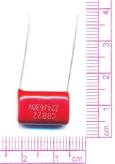 5 pack 0.22uF 630V Metallized Polypropylene Film Capacitors 5% .22 uF CBB22 224J