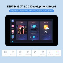 Advanced 7-Inch Touch Screen LCD Board – Supports Wi-Fi, Bluetooth & I2C Control