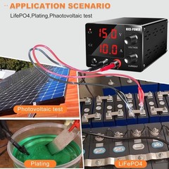NICE-POWER DC Power Supply Variable 0~30V 0~10A, 3-Digits LED Display Current an