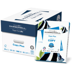 Hammermill Copy Plus Paper 8.5″ x 11″, 20 lbs White, 10 Reams