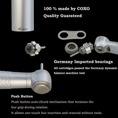 COXO Dental Fiber Optic High Speed Handpiece 4 6 Hole Coupler KAVO MULTIflex NSK