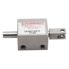 Compact CR3SD12X12 Pneumatic Cylinder, ø1/2in Bore, 1/2in Stroke, #10-32, 250psi