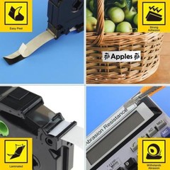 20X TZe TZ251 TZe251 24mm Black on White Label Tape For Brother P-touch Labeler