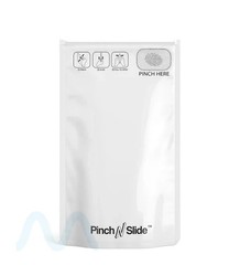 Tamper Resistant Pinch & Slide ASTM Mylar Bags (Matte White, 14)