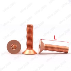 99,9% Reiner Kupfer DIN7991 Senkkopfschrauben mit Innensechskant M3 M4 M5 M6 M8