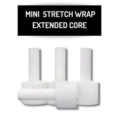 Mini Stretch Wrap Film with Carton Handle Clear Choose: Size & Rolls