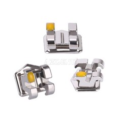 10 X Dental Orthodontics Brackets Braces Mini Roth Slot 0.022 Hooks 3 AZDENT