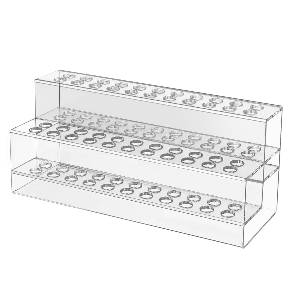 Acrylic Pen Holder, 44Slots Pen Display Stand Focal Pen Holder Beadable Pen D…