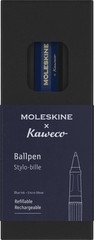 Moleskine x Kaweco Ballpen Refillable Pen in ABS plastic for Writers, Note-taker