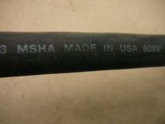CAROL JACKETED CABLE 12/4 90C FT-2 P-7K-123033 MSHA 600V 39 FEET TOTAL LENGTH