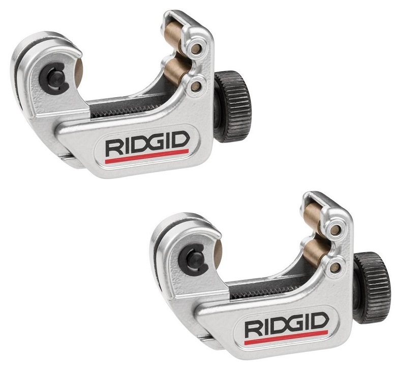 (2) ea Ridgid 32985 # 104 3/16″ – 15/16″ Close Quarters Tubing Cutters