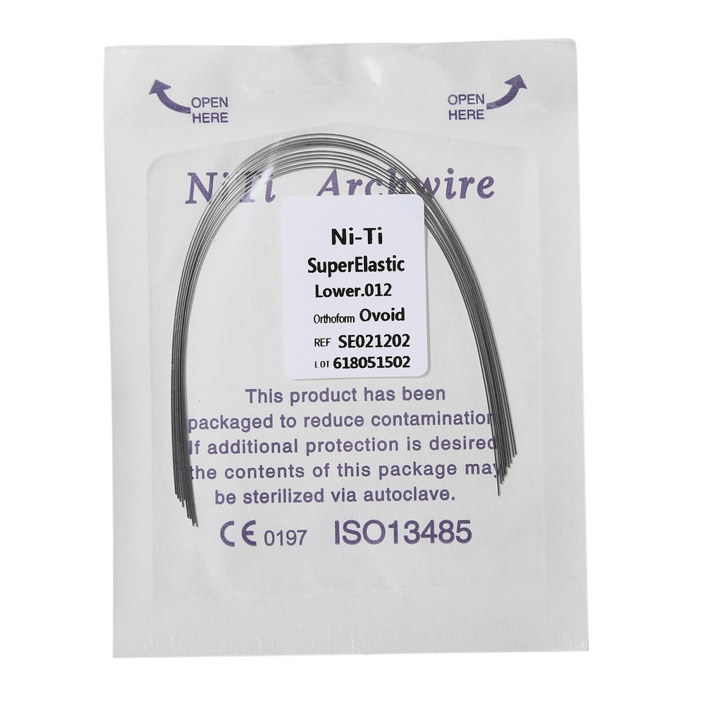 10pc/pack DENTAL Orthodontic Super Elastic Niti Arch Wire Round Ovoid Form to
