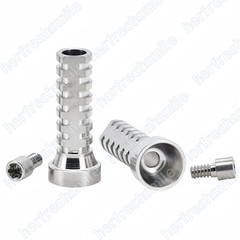 Dental Titanium Temporary Cylinder Ti MU Sleeve Multi Unit ⌀4.8 Abutment Fit NOB
