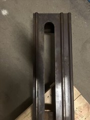 Vintage “The National Supply Co” Toledo Ohio Cast Iron 8’ Lathe Bed