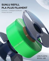 3D Printer Filament PLA+ 1.75mm 4 Pack 1KG Rolls Transparent SUNLU Plus Refill