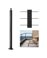VEVOR Cable Railing Post 36x2x2 In Horizontal-Hole 1JZLGZXHS9148RVYS001V0