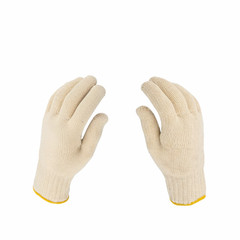 Cotton Gloves, String Knit Safety Protection Work Gloves, Size: Men/Women