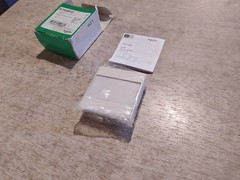 SCHNEIDER ELECTRIC LON ARTEC PUSH-BUTTON 2-GANG MTN880721 [NEW]