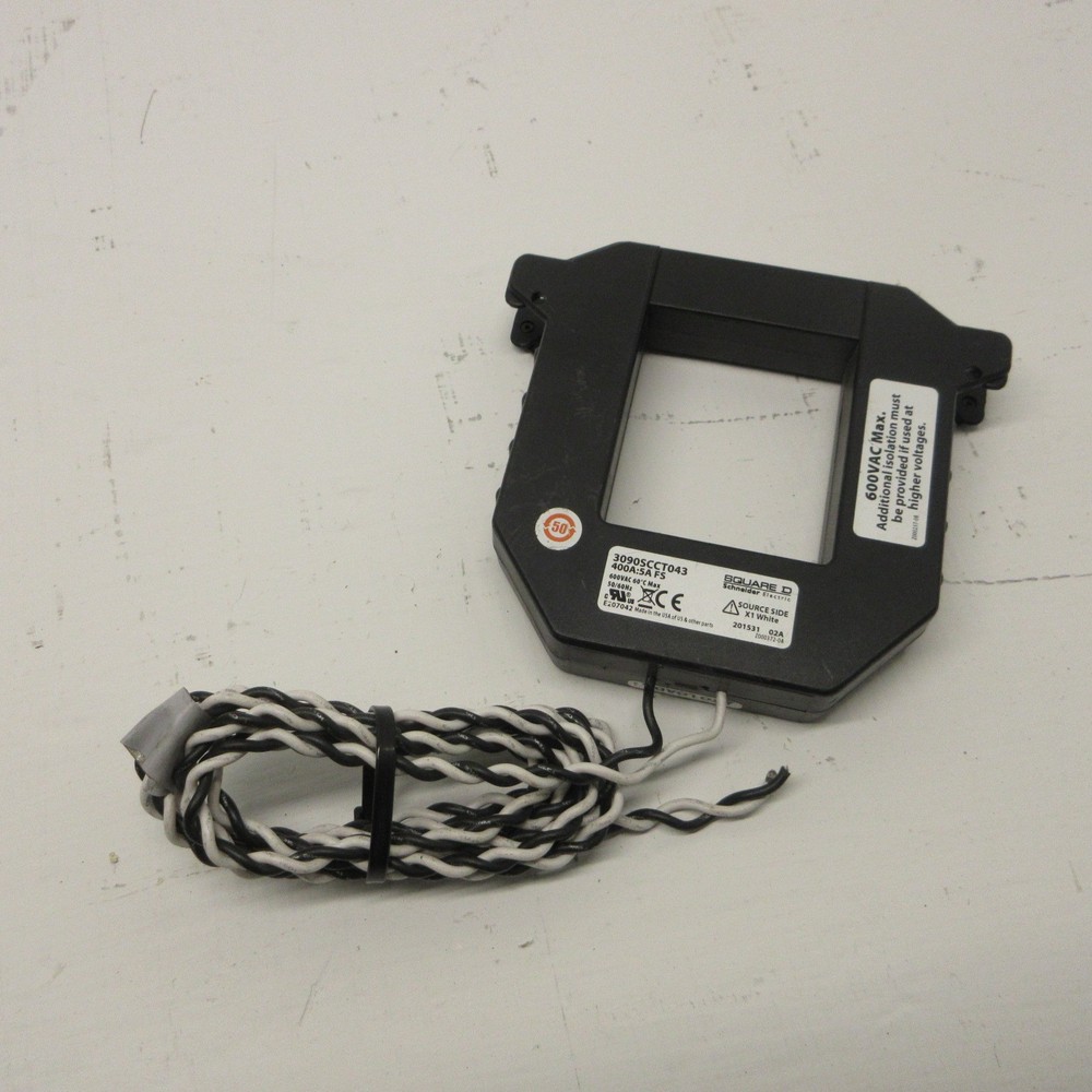 Square D 3090SCCT043 Control Transformer 400A:5A FS 600VAC 50/60HZ 400:5 CT 60ºC