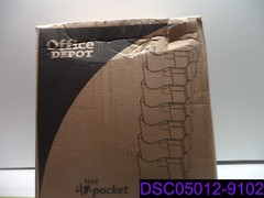 Office Depot Brand Wall 7 Pockets, Letter Size/Legal Size, Black P/N 335-718