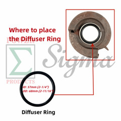 Gasket and Mechanical Seal For Predator 2″ in. 212cc Semi-Trash Water Pump 63405