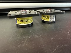 Two Omnitrack 9330 High Capacity Ball Transfer Units 1″ Ball 850 Lbs.