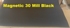 12″ x 5′ roll flexible Magnetic Car Vehicle advertising sheet sign vinyl Black