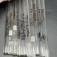 Lot Of (34) Mixed Kimax Glass Bulb Volumetric and Serological Pipettes
