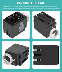 Replace for Siemens QSPD2A035B 35 KAmp BoltShield Indoor Surge Protective Device