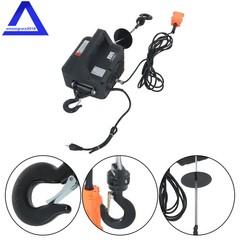 3-in-1 Electric Hoist Winch Crane 1100LBS/500kg Dual Remote Overload Safety
