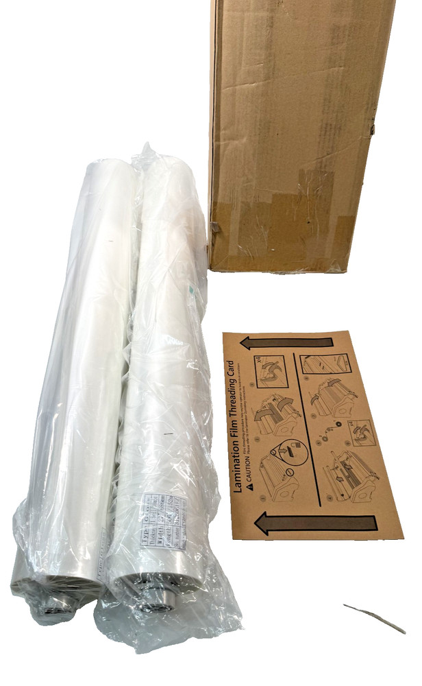 GBC Thermal Laminating Film Rolls Ultima 65 EZLoad Nap I 1.5mil 27″x500′ 2-Pack