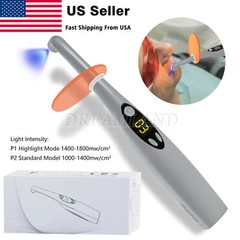 USA Dental Wireless Curing Light 1 Second Resin Cure LED Lamp
