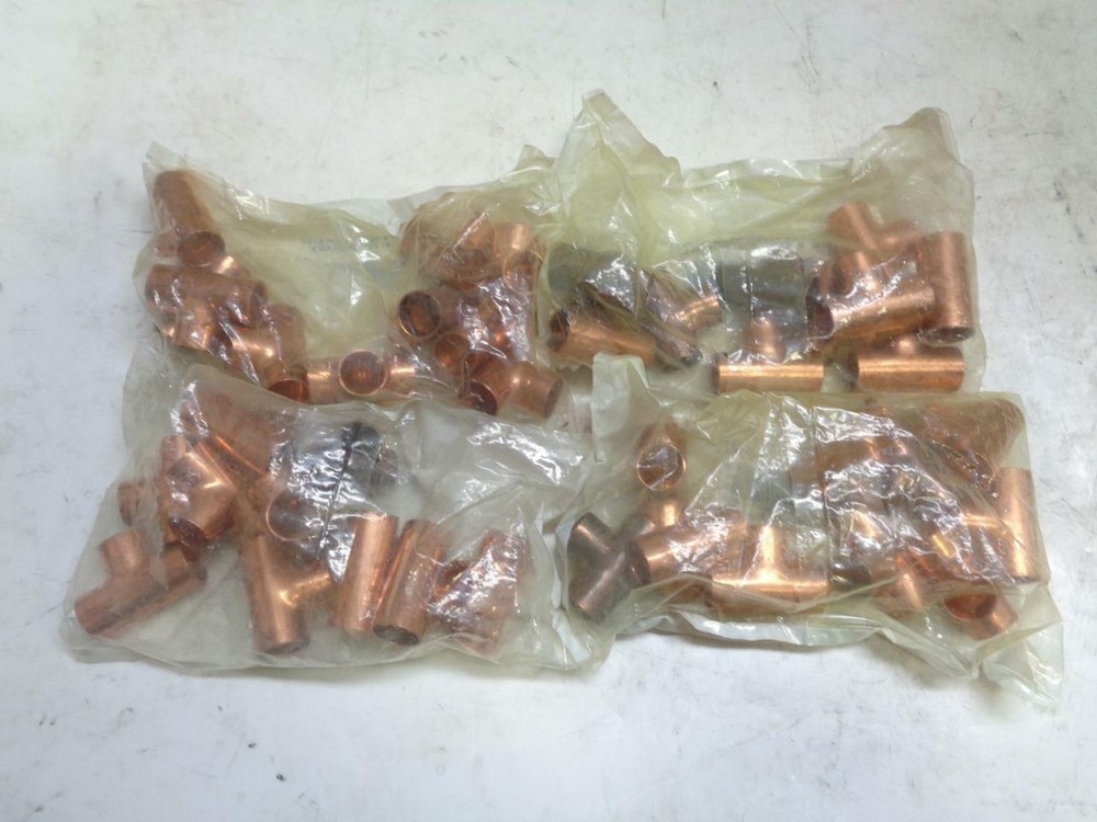 4 PACK OF TEN PIECE COPPER 1/2″ FITTINGS R10TC