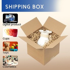 Corrugated Shipping Boxes 50 Pack 8x6x4 inch Small Mailer 8x8x8 inches (25 Pack)