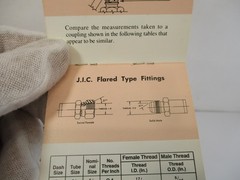 1981 GATES Hydraulic Hose & Coupling Identification Kit w/ Book (3) Tools LN