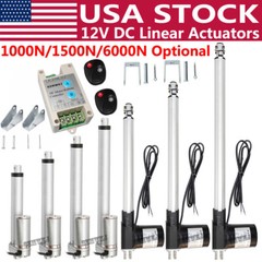 12V Linear Actuator 2″-18″ in Stroke W/ Bracket and Motor Controller Optional DO