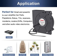 Versatile EC Blower Fan 120mm x 32mm – Low Noise, Long Lifespan & Efficient
