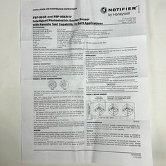 Notifier Honeywell FSP-951R White Fire Alarm Photoelectric Smoke Detector NEW