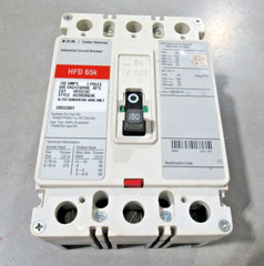 Eaton HFD3100 Industrial Circuit Breaker 100A, 3P 600V, 65kA *GREAT CONDITION*