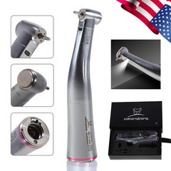 Dental 1:5 Increasing Fiber Optic LED Contra Angle Handpiece Fit NSK Electric DL