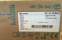 Conmed Bubble Tubing, 1/4” ID 100’Length #0048260 Blister @ 3’ interval