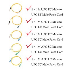 13PCS Fiber Optic Cable Test Kit VFL 15KM/30KM FTTH Red/Green Light with Adapter