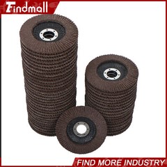 Findmall 50 Pcs 4-1/2″×7/8″ 40 Grit Premium Zirconia Flap Disc Sanding Grinding