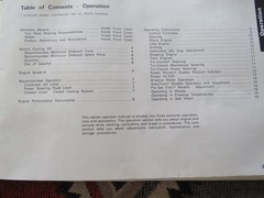 OMC Stern Drive Owner’s / Operator’s Manual 4 – 6 – 8 Cylinder – 1981